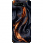 Mobile case for Asus ROG Phone 5 with Fiery silk design