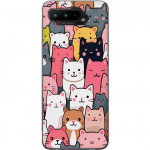 Mobile case for Asus ROG Phone 5 with Cat pattern design