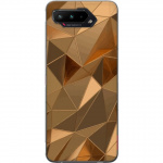 Mobile case for Asus ROG Phone 5 with 3D Gold design