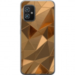 Mobile case for Asus Zenfone 8 with 3D Gold design