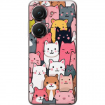 Mobile case for Asus Zenfone 9 with Cat pattern design