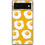 Mobile case for Google Pixel 6 with Fried egg design