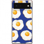 Mobile case for Google Pixel 6 with Fried eggs design