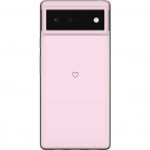 Mobile case for Google Pixel 6 with Heart design