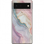 Mobile case for Google Pixel 6 with Marble design