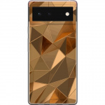 Mobile case for Google Pixel 6 with 3D Gold design