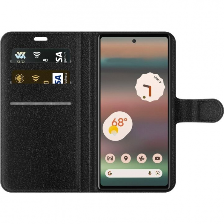 Wallet case for Google Pixel 6a with Wolf design