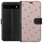 Wallet case for Google Pixel 6a with Cherry design