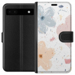 Wallet case for Google Pixel 6a with Flowers design