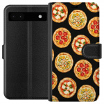 Wallet case for Google Pixel 6a with Pizza design