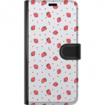 Wallet case for Google Pixel 6a with Strawberries design