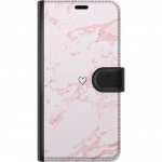 Wallet case for Google Pixel 6a with Pink Heart design