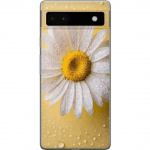 Mobile case for Google Pixel 6a with Porslinsblomma design