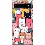 Mobile case for Google Pixel 6a with Cat pattern design Mobile case for Google Pixel 6a with Cat pattern design
