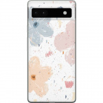 Mobile case for Google Pixel 6a with Flowers design