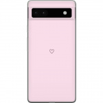 Mobile case for Google Pixel 6a with Heart design