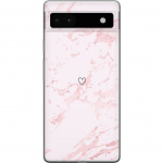 Mobile case for Google Pixel 6a with Pink Heart design Mobile case for Google Pixel 6a with Pink Heart design