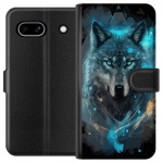 Wallet case for Google Pixel 7a with Wolf design