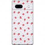 Mobile case for Google Pixel 7a with Strawberries design
