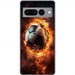 Mobile case for Google Pixel 7 Pro with Football design