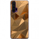 Mobile case for Honor 20 Pro with 3D Gold design