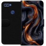 Wallet case for Huawei P smart with Fiery silk design Wallet case for Huawei P smart with Fiery silk design
