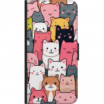 Wallet case for Huawei P smart with Cat pattern design