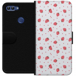 Wallet case for Huawei P smart with Strawberries design