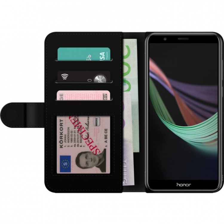 Wallet case for Huawei P smart with Luxurious Pattern design