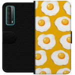 Wallet case for Huawei P smart 2021 with Fried egg design