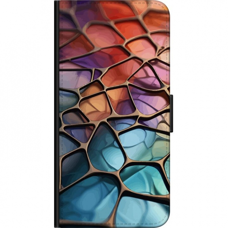 Wallet case for Huawei P smart 2021 with Metallic pattern design