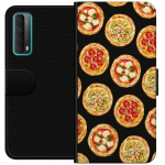 Wallet case for Huawei P smart 2021 with Pizza design Wallet case for Huawei P smart 2021 with Pizza design