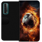 Wallet case for Huawei P smart 2021 with Football design