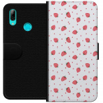 Wallet case for Huawei P smart 2019 with Strawberries design