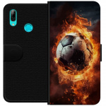 Wallet case for Huawei P smart 2019 with Football design