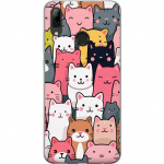 Mobile case for Huawei P smart 2019 with Cat pattern design