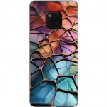 Mobile case for Huawei Mate 20 Pro with Metallic pattern design
