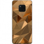 Mobile case for Huawei Mate 20 Pro with 3D Gold design