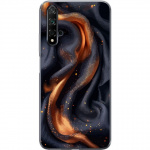 Mobile case for Huawei nova 5T with Fiery silk design