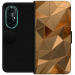 Wallet case for Huawei nova 8 Pro with 3D Gold design