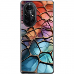Mobile case for Huawei nova 8 Pro with Metallic pattern design