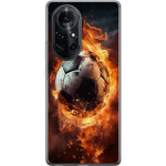 Mobile case for Huawei nova 8 Pro with Football design