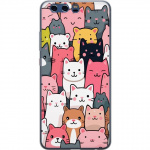 Mobile case for Huawei P10 with Cat pattern design