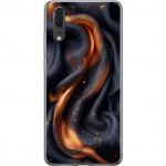 Mobile case for Huawei P20 with Fiery silk design