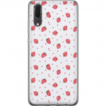 Mobile case for Huawei P20 with Strawberries design