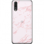 Mobile case for Huawei P20 with Pink Heart design