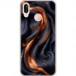 Mobile case for Huawei P20 lite with Fiery silk design