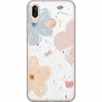 Mobile case for Huawei P20 lite with Flowers design