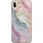Mobile case for Huawei P20 lite with Marble design