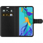 Wallet case for Huawei P30 with Porslinsblomma design